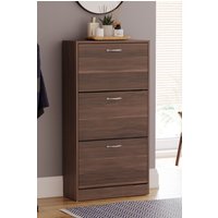 Vida Designs 3 Drawer Shoe Storage Cabinet Rack Organizer