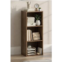 Home Discount Vida Designs Oxford 3 Tier Cube Bookcase Space-saving Storage in Walnut