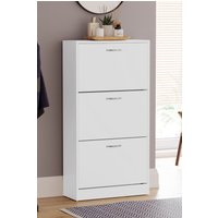Vida Designs 3 Drawer Shoe Storage Cabinet Rack Organizer