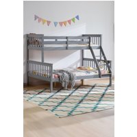 Vida Designs Milan Triple Sleeper Detachable Bunk Bed Frame Bedroom Furniture Single