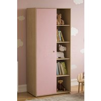 Vida Neptune 1 Door Wardrobe 5 Shelves Storage Bedroom Nursery Furniture