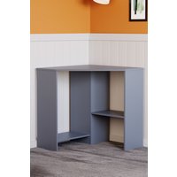 Home Discount Vida Designs Hetton Corner Computer Desk Office Study Gaming Furniture in Grey