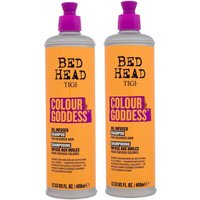 Tigi Women's Colour Goddess 'Shampoo' for Coloured Hair 400ml 2pk in Orange