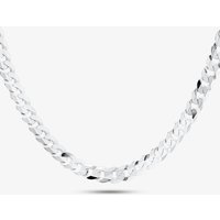 T.H.Baker Silver 20 Inch Flat Curb Chain SUFC-680-AG-20 | Size: 22 inches
