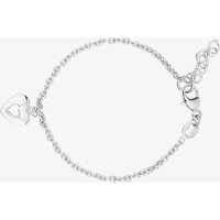 Fleur Kids Sterling Silver Heart Bracelet AVB268704 | Size: 11.5 - 13.5 cm
