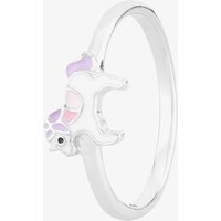 Fleur Kids Sterling Silver White & Pink Unicorn Ring AZR234404 46 | Size: 44 (F)