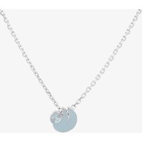 Fleur Kids Sterling Silver & Blue Enamel Sloth Necklace THB000804 | Size: 18 inches