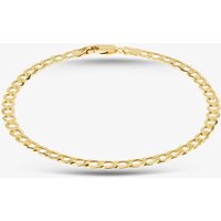 9ct Yellow Gold 8.5 Inch Curb Chain Bracelet HC100 8.5