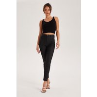 Coated disco jean