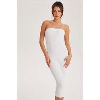 Textured Bandeau Dress