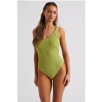 Wave Texture Swimsuit Bright