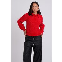 Chenille Button Front Jumper Dark