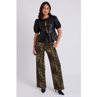 Tie Front PU Top