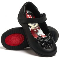Disney Girl's Minnie Mouse School Shoes in Black | Size: Infant 7