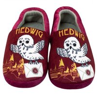 Harry Potter Girl's Hedwig Slippers in Red | Size: Infant 10