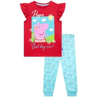 Peppa Pig Girl's Cotton 'Best Day Ever' Pyjamas | Size: 2-3 Years