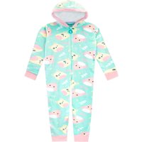 Squishmallows Girl's Fleece Onesie With Hood | Size: 7-8 Years