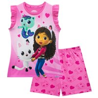 Gabby's Dollhouse Girl's Short Pyjamas | Size: 7-8 Years