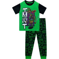 Teenage Mutant Ninja Turtles Boy's Short Sleeve Pyjamas in Green | Size: 6-7 Years