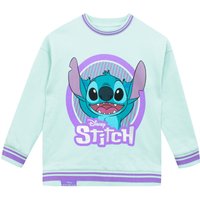Disney Girl's Lilo & Stitch Sweatshirt in Teal | Size: 8-9 Years