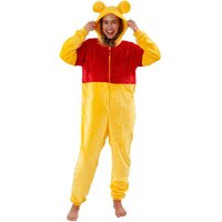 Disney Women's Winnie the Pooh Onesie in Yellow | Size: Medium