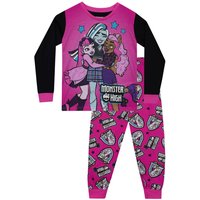 Monster High Girl's Long Sleeve Pyjamas in Pink | Size: 10-11 Years