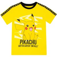 Pokemon Boy's Kids T-Shirt in Yellow | Size: 12-13 Years