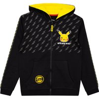 Pokemon Boy's Pikachu Hoodie in Black | Size: 7-8 Years