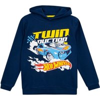 Hot Wheels Boy's Race Car Hoodie in Blue | Size: 10-11 Years