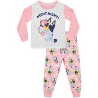Bluey Girl's Long Sleeve Pyjamas in Pink | Size: 2-3 Years