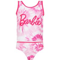 Barbie Girl's Tie Dye Tankini in Pink | Size: 11-12 Years