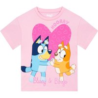 Bluey Girl's Bingo T-Shirt in Pink | Size: 6-7 Years