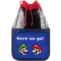Super Mario Men's Mario & Luigi Swim Bag in Blue