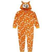 Bluey Boy's Bingo Onesie in Orange | Size: 6-7 Years