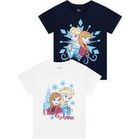 Disney Girl's Frozen T-Shirts 2 Pack | Size: 9-10 Years