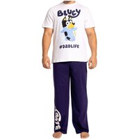 Bluey Men's Bandit Short Sleeve Pyjamas in Blue | Size: Medium