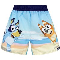 Bluey Boy's Bingo Swim Shorts in Blue | Size: 3-4 Years