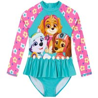 Paw Patrol Girl's Skye Long Sleeve Swimsuit in Blue | Size: 18-24 m