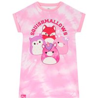 Squishmallows Girl's Tie-Dye Nightdress in Pink | Size: 11-12 Years