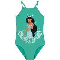 Disney Girl's Jasmine Swimsuit in Green | Size: 8-9 Years