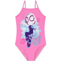 Marvel Girl's Spidey & Friends Ghost Spider Swimsuit in Pink | Size: 7-8 Years