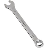 Loops Hardened Steel Combination Spanner - 13mm - Polished Chrome Vanadium Wrench in Metallics