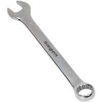 Loops Hardened Steel Combination Spanner - 21mm - Polished Chrome Vanadium Wrench in Metallics