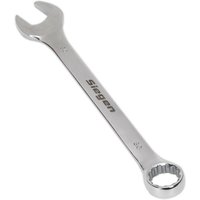 Loops Hardened Steel Combination Spanner - 30mm - Polished Chrome Vanadium Wrench in Metallics