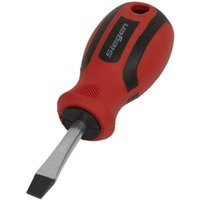 Loops Slotted 6 x 38mm Screwdriver with Soft Grip Handle - Chrome Vanadium Shaft