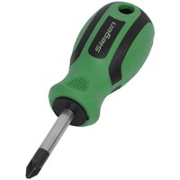 Loops Pozi Head 2 x 38mm Screwdriver with Soft Grip Handle - Chrome Vanadium Shaft