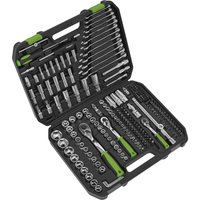 Loops 219pc PREMIUM Socket / Bit & Ratchet Handle Set - 1/4" 3/8" 1/2" Drive 6 Point