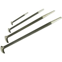 Loops 4 Piece Heel Bar Set - 150mm 300mm 410mm & 510mm - Drop Forged Steel Shafts in Metallics