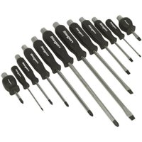 Loops 12 PACK Hammer Through Screwdriver Set - Hardened Steel Hammer Strike Chisel Cap in Metallics