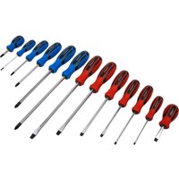 Loops 13 PACK Hammer Through Screwdriver Set - Hardened Steel Hammer Strike Chisel Cap in Metallics